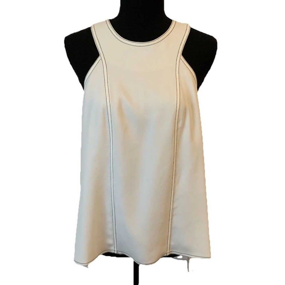 BCBG Maxazria Womens Size Medium Top Cutout Split Back Lined Front